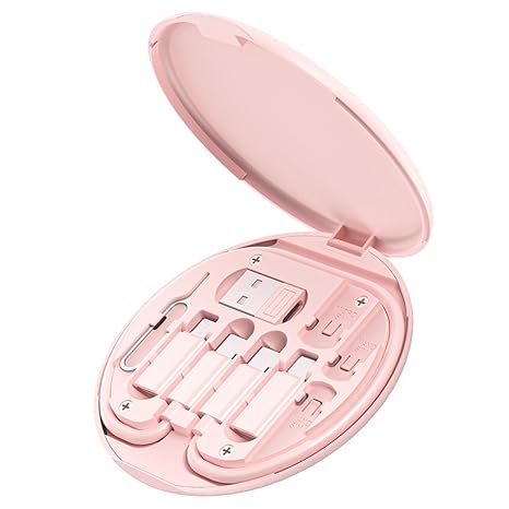 Multi USB Charging Adapter Cable Kit, USB C to iOS Device Adapter Box